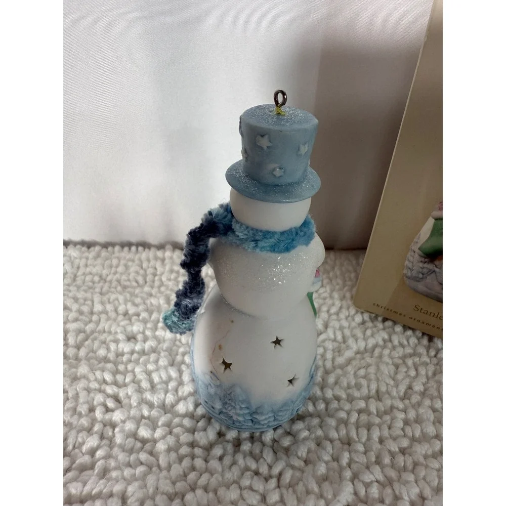 Hallmark Keepsake Ornament‎ Club Snowman Stanley T Starr 2008 Christmas Decor
